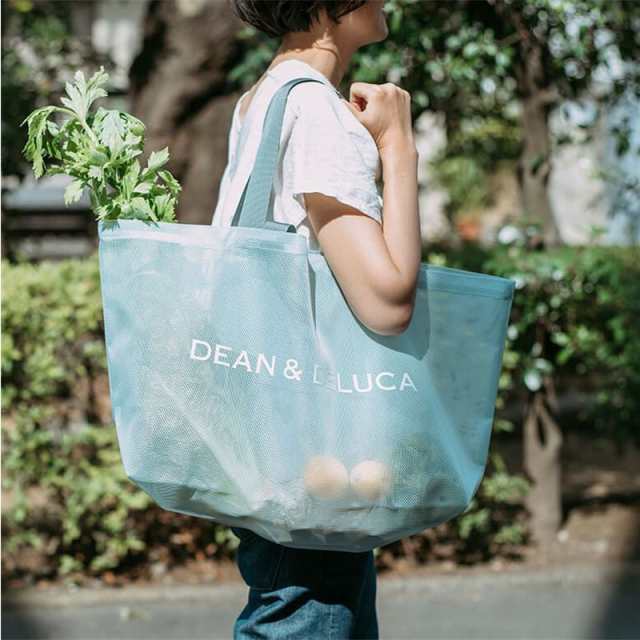 DEAN＆DELUCA ディーン＆デルーカ メッシュ トートバッグ ピンク シー